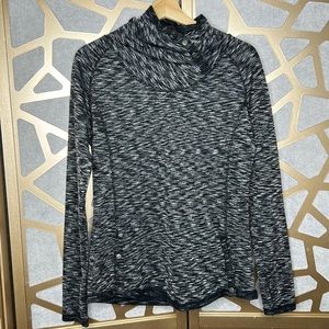 Avalanche Gray‎ Cowl Neck Fleece Crewneck